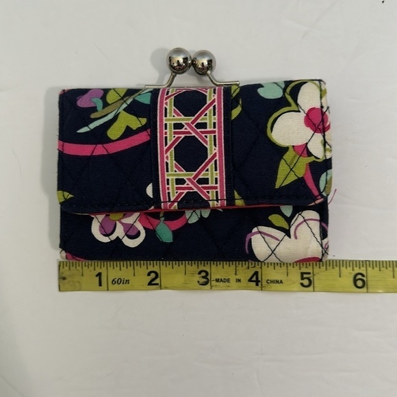 Vera Bradley Bags Small Kisslock Wallet Ribbons NWOT - Picture 10 of 11